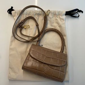 BY FAR Mini Taupe Bag